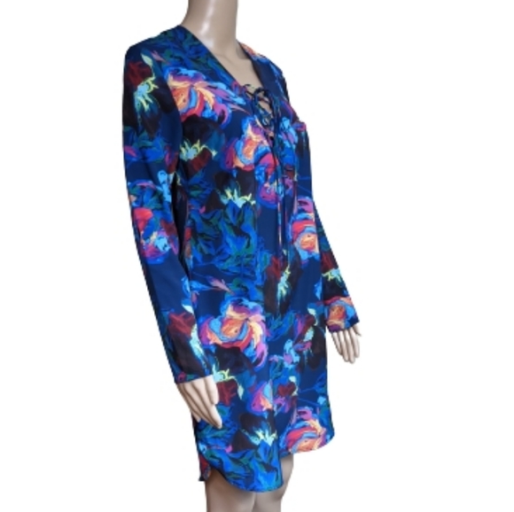 Amanda Uprichard Watercolor Dress Small Petite - Picture 4 of 12